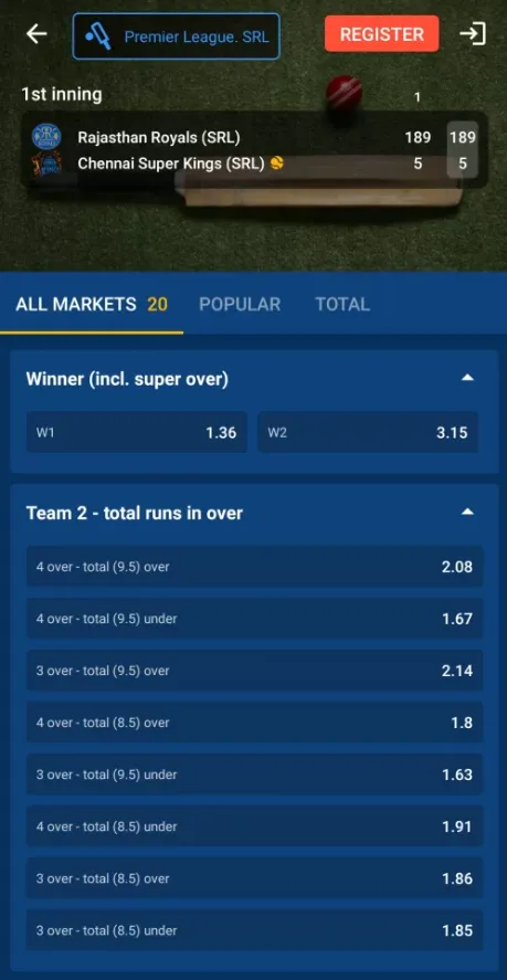most bet placing a bet
