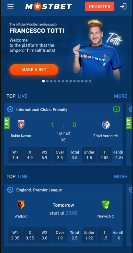mostbet sports betting